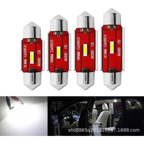 1860 Double Pointed Lamp 31MM 36MM 39MM 41MM Automobile Led Roof Lamp