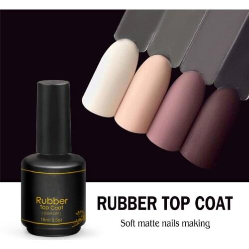 15ml Nail Gel Top Coat No Wipe UV Gel Varnish Sealing Shining Clear Nail Gel Diamond Top Coat