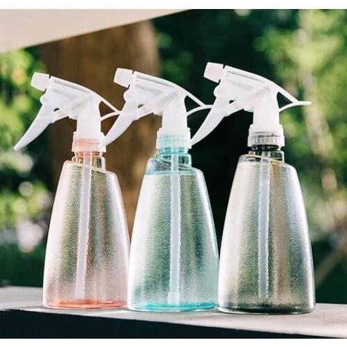 Hot 500ml Gardening Watering Can Plastic Garden Transparent Spray Bottle Home Office Flower Plant Watering Sprayer High Quality