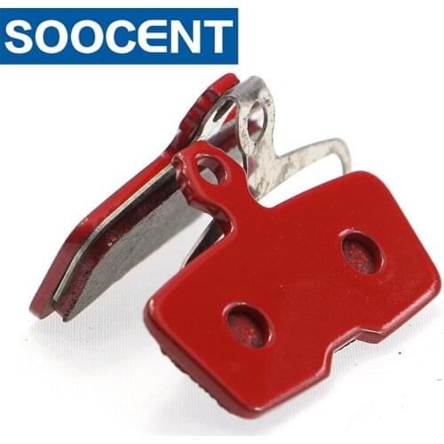 2 Pairs/Lot Red Sintered Bicycle Disc Brake Pads for Avid Code R 2011-2012 / Sram Red 22 / S-700 MTB Mountain Bike Disc Brake