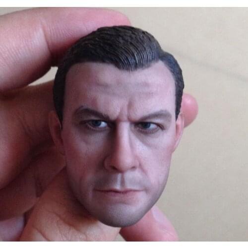 1:6 Scale Jean-claude Van Damme Male Soldier Head Sculpt Kungfu Star Carving Model for 12inch Action Figure Toy