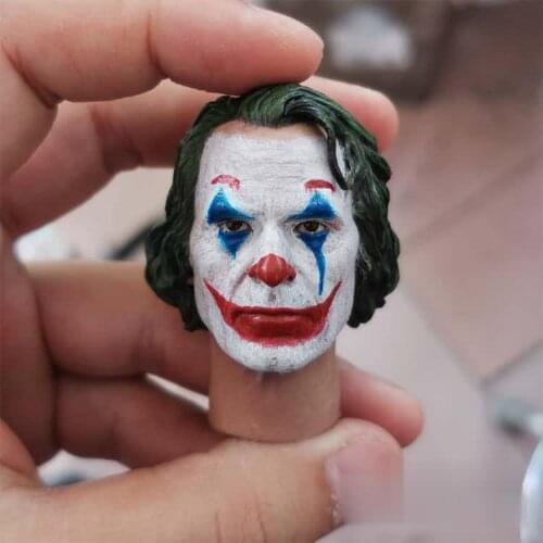 1/6 Scale Joaquin Phoenix Joker Head Sculpt Model For 12'' Action Figure Model Dolls No.482 Makeup version