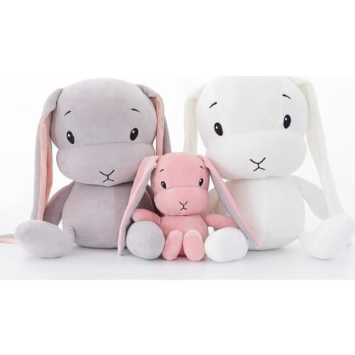 25/50cm cute rabbit plush toy stuffed super soft rabbit doll baby kid animal toy birthday christmas valentine gift for lover kid