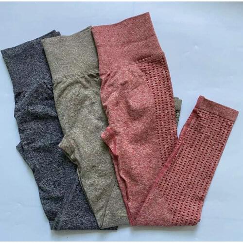 2021 Newest Vital Seamless Leggings Women Fitness Running Tights Yoga Pants High Waist Push Up Squartproof Stretch Gym Leggings