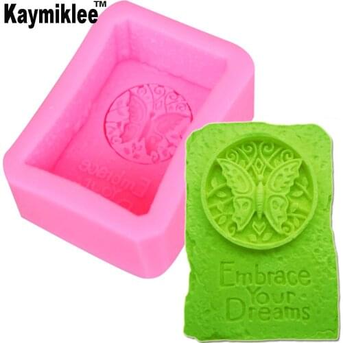 S091 New Butterfly Candle Moulds Soap Mold Kitchen-Baking Resin Silicone Form Home Decoration 3D DIY Clay Craft Wax-Making