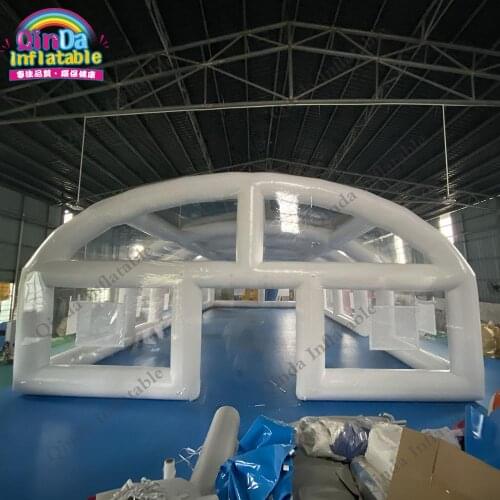 New Design Clear Bubble Swimming Pool Dome Tent Customized Inflatable Pool Cover Tent