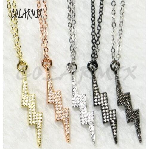 10 strands lighting necklace mix color crystal pendant accessories summer jewelry pendants necklace for women 50213
