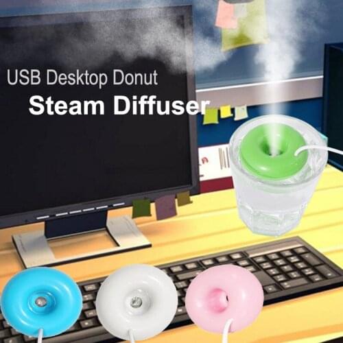 Portable Air Purifier Mini UFO Negative Ion USB Air Humidifier Aroma Essential Oil Diffuser Steam Fogger Home Mist Maker
