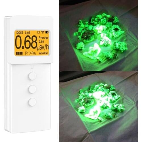 KB4011 KB6011 Geiger Counter Nuclear Radiation Detector Personal Dosimeter Marble Detectors Beta Gamma X-ray Tester