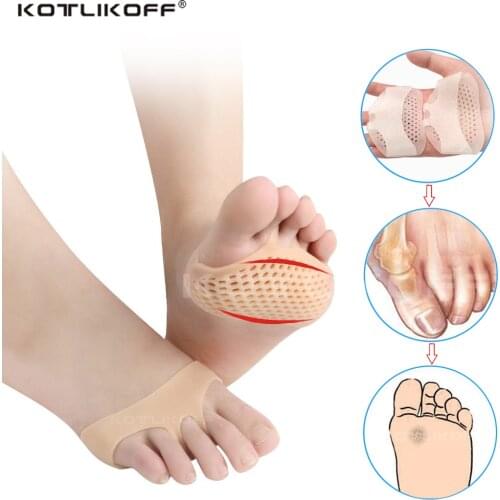 Insoles Forefoot Pads for Women High Heel Shoes Foot Blister Care Toes Insert Pad Silicone Gel Insole Pain Relief Pads Wholesale