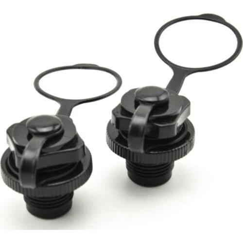 2Pcs Air Valve Inflatable One-Way Inflation Replacement Screw Boston Valve for Rubber Dinghy Raft Kayak Pool Boat Airbed