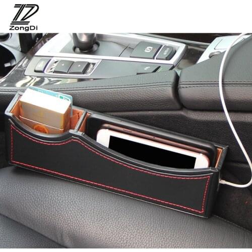 ZD Multifunction Car Seat Pocket Organizer for Toyota Avensis Rav4 Audi Q5 A6 Renault Captur Skoda Yeti Ford Mondeo Kuga 2017
