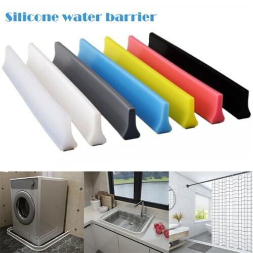 1M Bathroom Water Stopper Water Partition Dry And Wet Separation Flood Barrier Rubber Dam Silicon Water Blocker Don't Slip