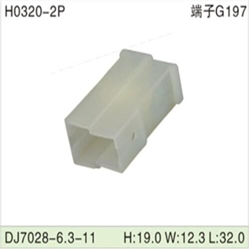 161971988 500pcs 2Pin 6.3mm male Auto Motorcycle Electronic Wiring Connector for AUdi,VW,BMW, Honda,Toyota,Ford DJ7028-6.3-11