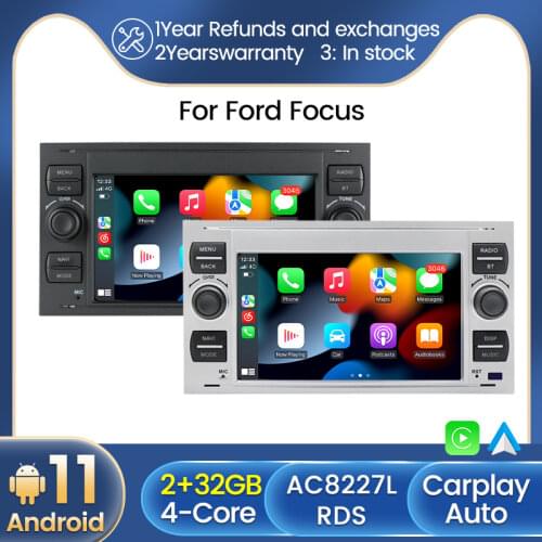 Car Player For Ford Transit From Fiesta From Focus/Focus2 Car Multimedia Radio Android Support Carplay Auto BT WIFI RDS ADAS DVR