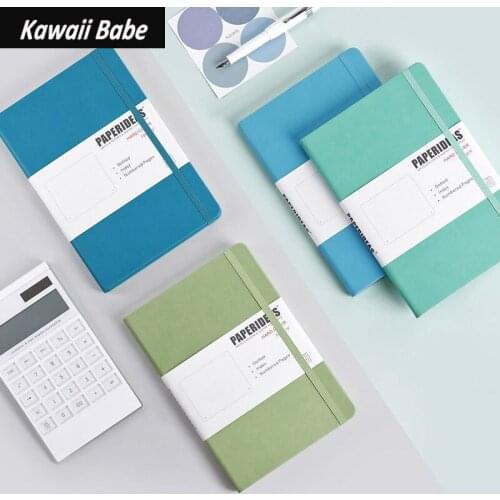 A5 Bullet Dotted-journals Office Journals Notepads Hardcover Dot Notebooks 188 Page 100gsm Retro Bandage Candy Color Diary