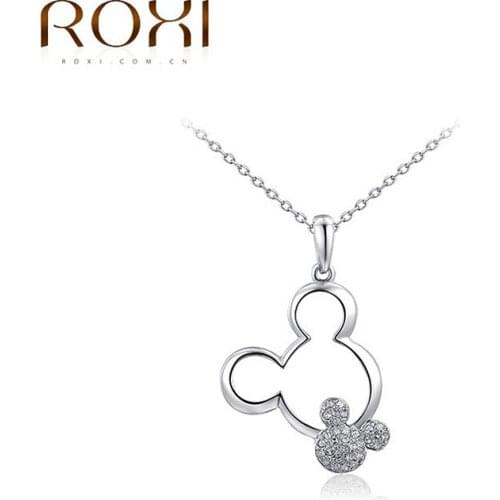 Disney Mickey mouse chain lady Sweater doll accessories Necklace jewelry Minnie pendant female male Sweater Chain gift