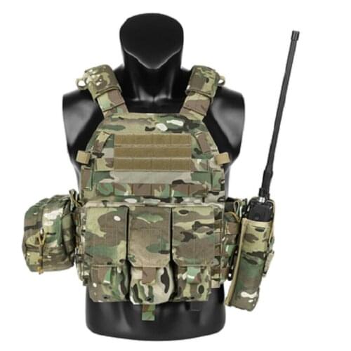 Krydex tactical vest lbt6094a cartridge case walkie talkie bag accessory bag MC color molle