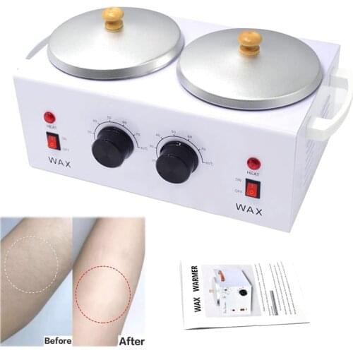 Double Wax Heater Electric Warmer Wax Parraffin Wax Melting Machine Hot Facial SPA Hair Removal Equipment