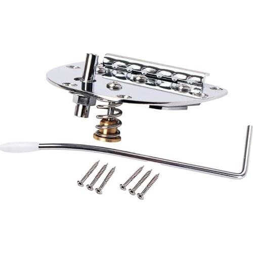 55mm Guitar Tremolo System Bridge Tailpiece Alloy Copper Steel For JP Musta Jazzmast Jagu FD Mexico Electric Parts W20