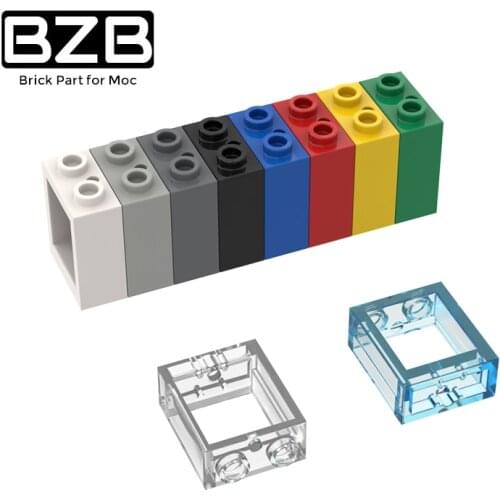 BZB MOC 60592 1x2x2 Window Frame Building Blocks Bricks Technical Parts Kids Brain Game DIY Toys Education Best Gifts
