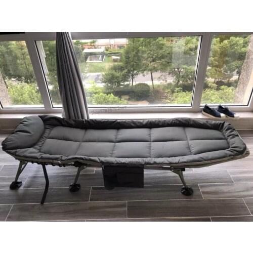 Lightweight nap folding bed Office lunch break single lounge chair portable storage