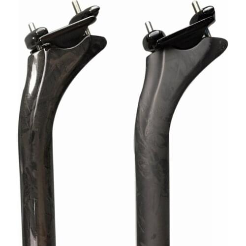 Matte Glossy UD Carbon Seatpost Mountain/Road Bicycle Seat Posts Bike MTB Parts 27.2/30.8/31.6mm 25 mm Offset Length 350/400mm