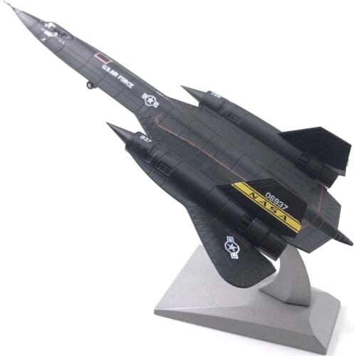 Metal 1:144 Lockheed SR-71 Blackbrid Reconnaissance Aircraft Plane Model USAF Nsmodel