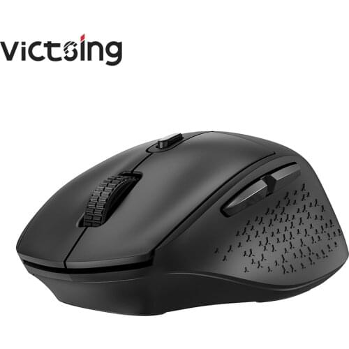 VicTsing PC307 Ergonomic Whisper Comfortable Wireless Mouse Silent Noiseless Computer Mice With 6 Buttons 5 Level Adjustable DPI