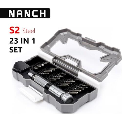 Magnetic Screwdriver Set 23 In 1 Nanch Precision Daily Disassembly Tool For Electronics Multi-Length Screwdriver Iphone Tools