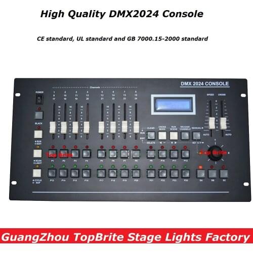 2020 New DMX 2024 Controller DMX 512 Stage Light Console DMX Lighting Controller LCD Display For LED Par Moving Head Beam Lights