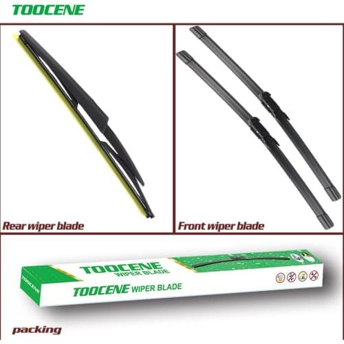 Front And Rear Wiper Blades For Volvo V70 2004-2007 Windshield windscreen Wiper Auto Car Styling 24+22+15