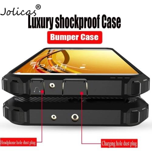 Luxury Armor Shockproof Bumper Case For Samsung Galaxy S8 S9 S10 Plus Silicone Phone Case For Samsung Note 8 9 S10e Case Cover