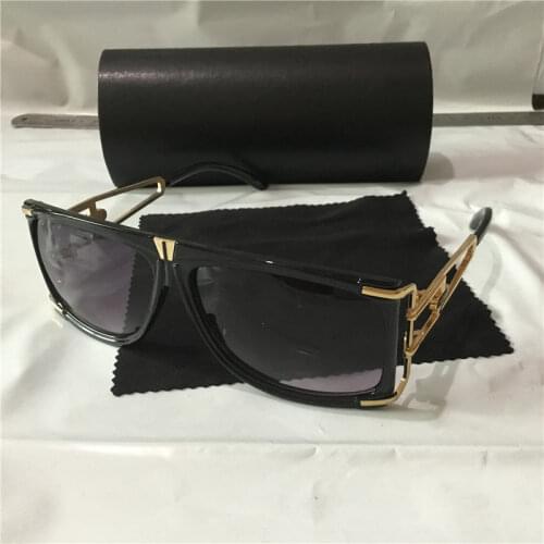 KAPELUS luxury sunglasses Hip-Hop Style Sunglasses New European sunglasses Metal frame sunglasses 40710A Match black box