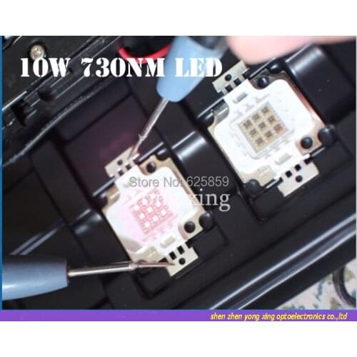 10W High Power LED Chip 730nm IR LED Infrared Emitter Light Lamp LED Beads