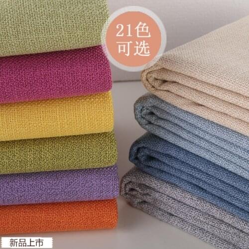 148cmx100cm Plain Thick Linen High-end Sofa Fabric Diy Background Cloth Pillow Cushion Car Cover Curtain Tablecloth Linen Fabric