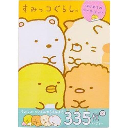 335pcs/pack School Supplies Universal Album Label Diary Office Kawaii Student DIY Cute Carton Home Book Decorative Stickers