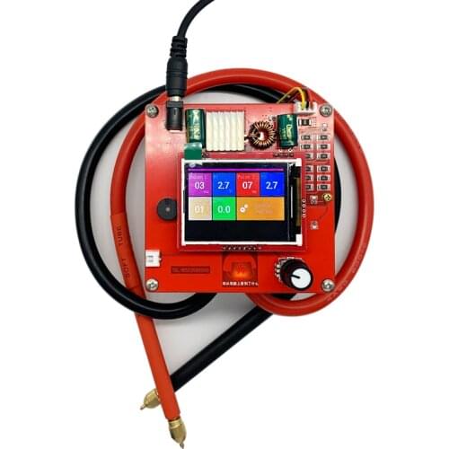 5.4V 400F Portable Spot Welder Equipment DIY Capacitor Pulse Spot Welding Machine Set Digital Display Welder Tools 0.25mm Nickel