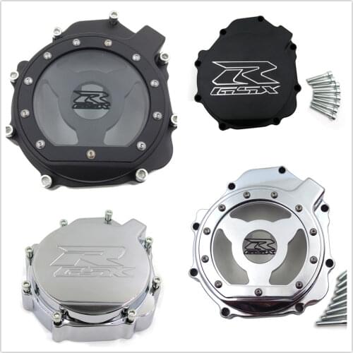 Aftermarket Free Shipping Motorcycle Accessories Engine Stator Cover See Through For Suzuki 2005 2006 2007 2008 GSXR 1000 CHROME