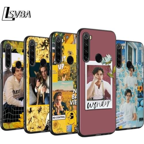 Riverdale Series Cole Sprouse Anti-Fall Phone Case For Xiaomi Redmi Note 9 9S Max 8T 8 7 6 5 Pro 5A 4X 4 Soft Black Cover