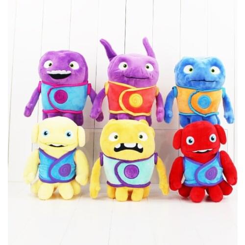 20cm Home Oh Boov Plush Toy Gratuity Captain Smek Lucy Tucci Kyle Cartoon Movie Alien Stuffed Doll for Children