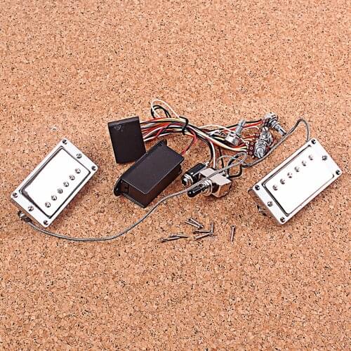 Silver Classic Pickups QUICK CONNECT Set For Guitars Musical Instrument Accessory