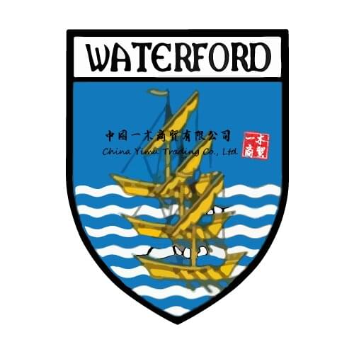 Sticker Car Motorbike Adhesive Souvenir Coat of Arms Vinyl Waterford