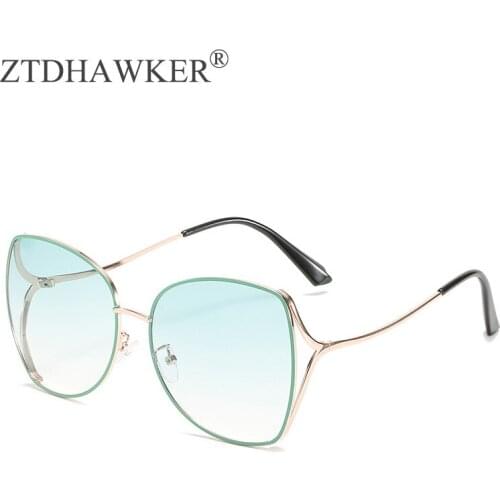 2021 New Versatile Simple Fashion Polygon Sunglasses Womens Metal Personality Ocean Piece Sexy Glasses UV400