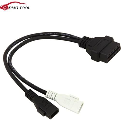 OBDF-AUDI2+2 For AUDI 2x2 2+2 to 16 Pin OBD 2 Car Diagnostic Cable 16pin OBD2 kkl obdii Scanner Tools COM Male CY104-CN