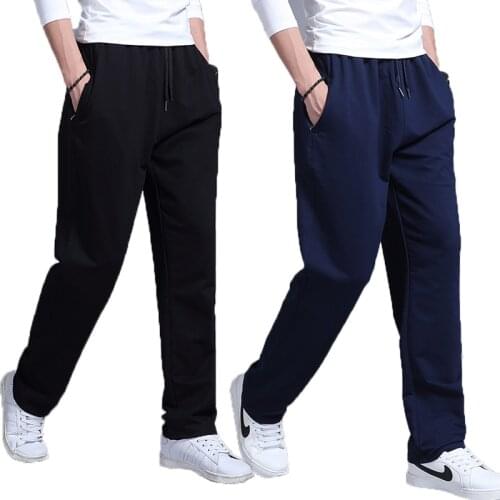 Pantalones deportivos para correr de otoño y verano para hombre, pantalones de entrenamiento con cintura elástica, pantalones de