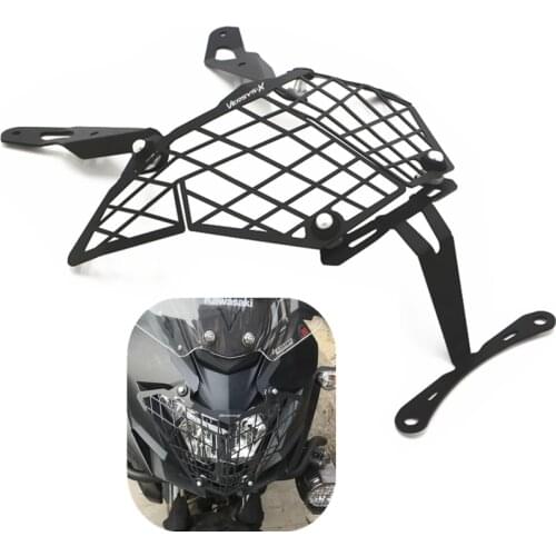 Front Headlight Guard Protector Clear Lens Head Light Lamp For Kawasaki VERSYS300 VERSYS250 Versys 300 250 X300 X250 Accessories