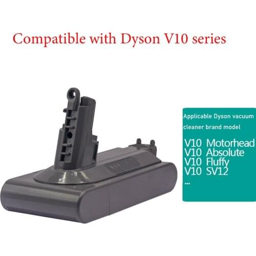 4.0ah Is Used For Dyson Battery Dyson V10 Batter 25.2v 6.0ah SV12 Fluffy Animal Absolute Motorhead Handheld Vacuum Cleaner