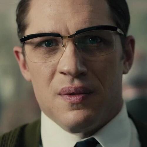 Tom Hardy Acetate Glasses Frame Men Classic Half Frame Optical Prescription Myopia Eyeglasses Frame Square Luxury Brand Eyewear