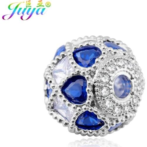 Ali Moda Beadwork Jewelry Beads Hollow Crystal Decorative Copper Beads Accessories For Natural Stones Pearls Jewelry DIY Making